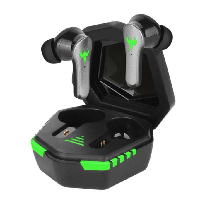 Auricolari wireless - Cuffie da gioco Auricolari Touch Control Auricolari Bluetooth 5.2 TWS Auricolari neri