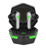 YEINDBOO Kabellose Kopfhörer - Gaming-Headset Touch Control-Ohrhörer TWS Bluetooth 5.2-Ohrhörer Ohrhörer Schwarz