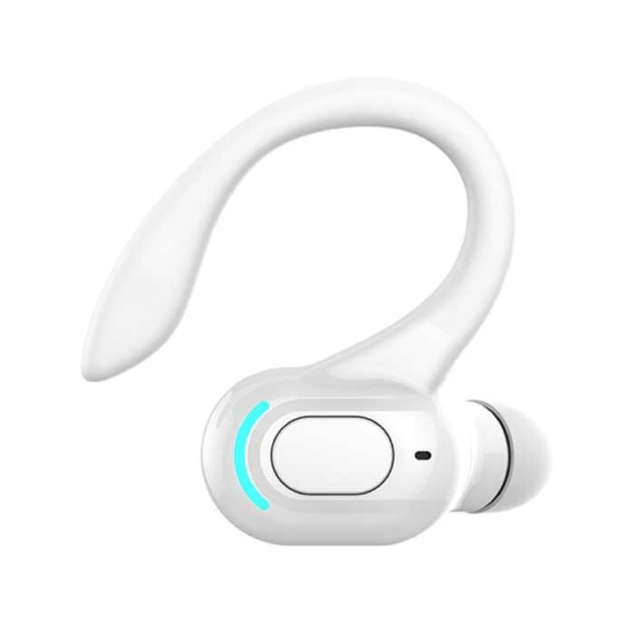 Auricolare Wireless - Gancio per l'orecchio Auricolare con Touch Control - Auricolare TWS Bluetooth 5.2 Auricolare Bud Wireless Bianco