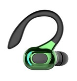 ALLOYSEED Casque sans fil - Oreillette à crochet d'oreille avec contrôle tactile - TWS Écouteur Bluetooth 5.2 Sans fil Bud Écouteur Vert