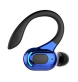 ALLOYSEED Casque sans fil - Crochet d'oreille avec contrôle tactile - TWS Écouteur Bluetooth 5.2 Casque sans fil Bud Écouteur Bleu