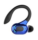 ALLOYSEED Draadloze Headset - Oorhaak Oordopje met Touch Control - TWS Oortje Bluetooth 5.2 Wireless Bud Headphone Oortelefoon Blauw