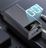 Tollcuudda Power Bank da 80.000 mAh con 2 uscite/3 porte di ingresso - Torcia incorporata - Caricabatteria batteria di emergenza esterno Caricabatterie Bianco