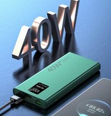 Tollcuudda Power Bank 20.000 mAh mit 3 Ladeanschlüssen - 20 W PD Externer Notfallakku LED-Display Akkuladegerät Ladegerät Schwarz - Copy