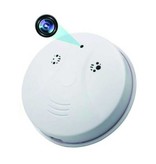 JOGYYO Mini cámara de seguridad - Detector de humo Videocámara HD Detección de movimiento Blanco