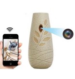 YIKIXI Aroma Diffuser Überwachungskamera - 1080p Full HD WiFi Camcorder mit App Beige