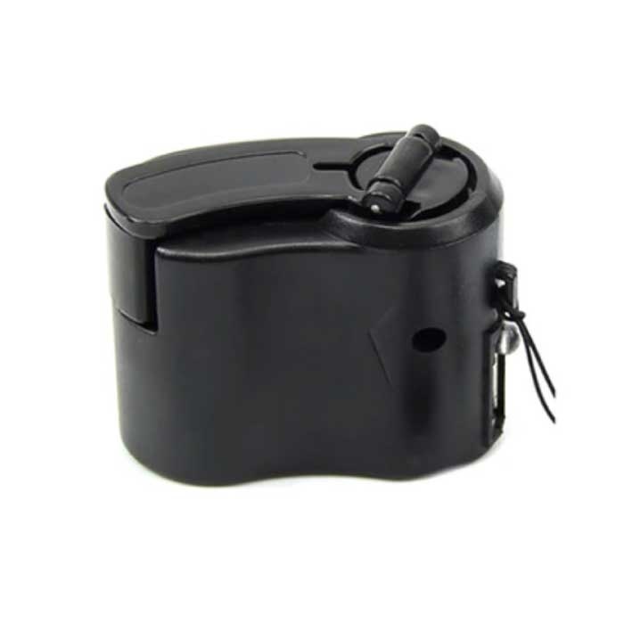 Centechia USB Charger with Dynamo - Emergency Hand Crank Charger Charger Black