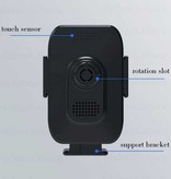 Hicbest Qi Draadloze Autolader 15W - Airvent Clip Oplader Universeel Wireless Car Charging Pad Zwart