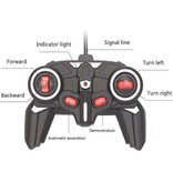 Hapybas Grúa excavadora RC con control remoto - Máquina de juguete controlable a escala 1:24 Controlada por radio