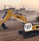 Huina RC Excavator Crane with Remote Control - Controllable Toy Machine at 1:24 Scale Radio Controlled - Copy