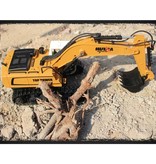 Huina RC Excavator Crane with Remote Control - Controllable Toy Machine at 1:24 Scale Radio Controlled - Copy