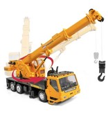 OOTDTY RC Lifting Crane with Remote Control - Controllable Toy Machine Radio Controlled Metal Alloy