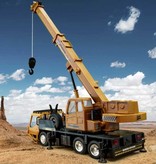 OOTDTY Grue de levage RC avec télécommande - Alliage métallique radiocommandé de machine de jouet contrôlable