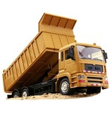 OOTDTY Camion RC avec télécommande - Alliage métallique télécommandé pour voiture à benne basculante