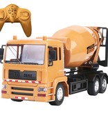 OOTDTY RC Truck with Remote Control - Steerable Toy Machine Dump Car Radio Controlled Metal Alloy