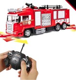 Minocool RC-Feuerwehrauto mit Fernbedienung - Steuerbares Spielzeug-Feuerwehrauto Autoradio-gesteuerte Metalllegierung