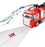 Minocool Camion dei pompieri RC con telecomando - Autopompa antincendio giocattolo controllabile Autoradio in lega metallica