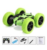 MagiDeal Coche RC con control remoto - Juguete controlable todoterreno Coche de doble cara Controlado por radio Verde