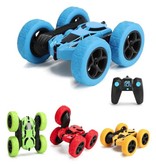 MagiDeal Coche RC con control remoto - Juguete controlable todoterreno Radio de coche de doble cara azul