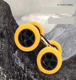 MagiDeal Voiture RC avec télécommande - Jouet contrôlable hors route Radio de voiture double face Bleu