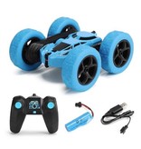 MagiDeal RC Car with Remote Control - Off Road Controllable Toy Double Sided Car Radio Blue