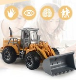 JIMITA Excavator Tractor with Remote Control - Controllable Toy Machine in 1:32 Scale Radio Controlled Metal Alloy