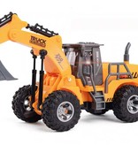 JIMITA Excavator Tractor with Remote Control - Controllable Toy Machine in 1:32 Scale Radio Controlled Metal Alloy