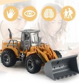 JIMITA Escavatore bulldozer con telecomando - Macchina giocattolo controllabile in scala 1:32