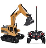JIMITU Excavator Crane with Remote Control - Controllable Toy Machine at 1:32 Scale
