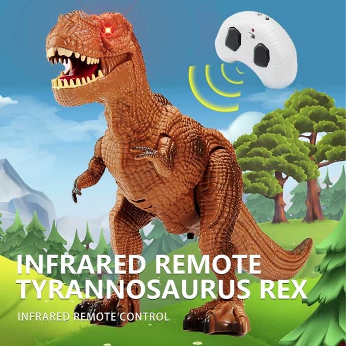 Jouet de dinosaure télécommandé pour enfant, Rc Tyrannosaurus