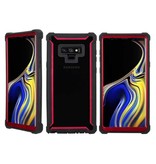 Stuff Certified® Samsung Galaxy Note 20 Ultra Bumper Case Protección 360° - Armadura de cuerpo completo negro rojo