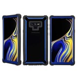 Stuff Certified® Samsung Galaxy S9 Bumper Case 360° Protection - Full Body Cover Armor Azul