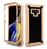 Stuff Certified® Samsung Galaxy S9 Bumper Case 360° Protection - Full Body Cover Armor Gold