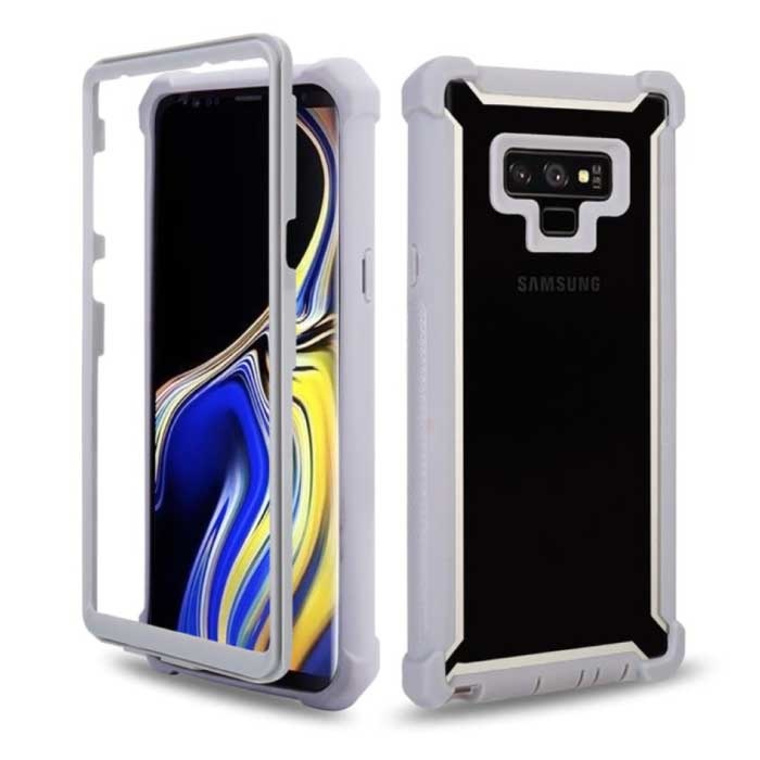 Samsung Galaxy S8 Bumper Hoesje 360° Bescherming - Full Body Cover Armor Grijs