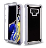 Stuff Certified® Samsung Galaxy S21 Bumper Case Protection 360° - Full Body Cover Armor Gris