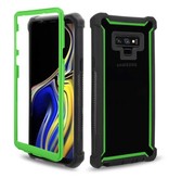 Stuff Certified® Custodia paraurti per Samsung Galaxy S9 Protezione a 360° - Cover per tutto il corpo verde armatura