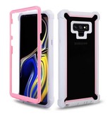 Stuff Certified® Samsung Galaxy S8 Bumper Case 360° Protection - Full Body Cover Armor Pink