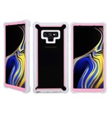 Stuff Certified® Custodia protettiva per Samsung Galaxy S22 Ultra a 360° - Cover per tutto il corpo color armatura rosa