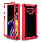 Stuff Certified® Samsung Galaxy S21 Plus Bumper Case 360° Protection - Full Body Cover Armor Red