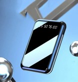 Stuff Certified® Dual 2x USB Poort Mini Powerbank 20.000mAh - LED Display Externe Noodaccu Batterij Oplader Charger Zwart