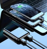 Stuff Certified® Dual 2x USB Poort Mini Powerbank 20.000mAh - LED Display Externe Noodaccu Batterij Oplader Charger Zwart