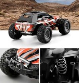 OUZEY Mini RC Off-Road Car z pilotem - High Speed Drift Stunt Car w skali 1:32 Pomarańczowy