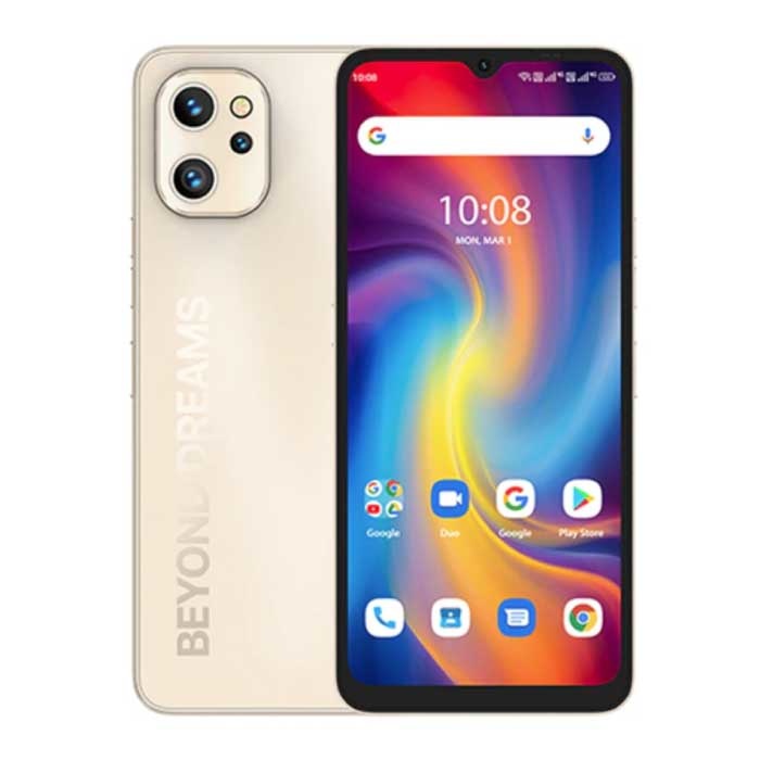 Smartphone A13 Pro Sunglow Gold - SIM débloqué gratuit - 4 Go de RAM - 128 Go de stockage - Appareil photo 48MP - Batterie 5150mAh