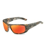 DUBERY Polarized Sports Sunglasses for Men - Retro Sunglasses Driving Shades Autumn Orange