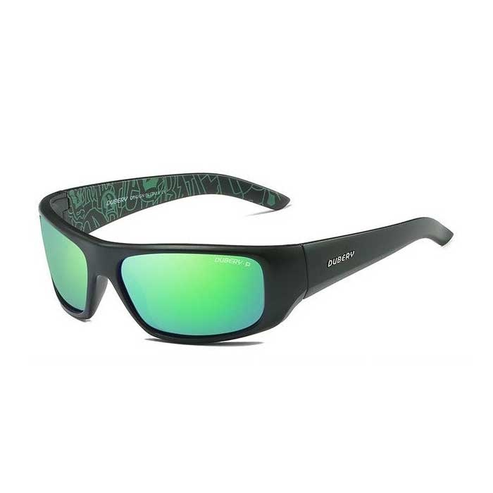Polarized Sports Sunglasses for Men - Retro Sunglasses Driving Shades Green