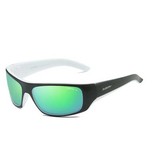 DUBERY Spolaryzowane sportowe okulary przeciwsłoneczne dla mężczyzn — okulary przeciwsłoneczne w stylu retro Driving Shades Green White