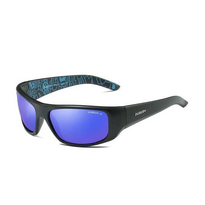 Lunettes de soleil de sport polarisées pour hommes - Lunettes de soleil rétro Driving Shades Blue