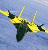 FX FX-620 RC Fighter Jet Szybowiec z pilotem — Sterowany model zabawkowy Samolot niebieski