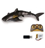 DZQ Controllable Whale Shark with Remote Control - RC Toy Robot Fish Black