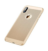 Stuff Certified® iPhone 13 Pro - Ultra Slim Case Heat Dissipation Cover Cas Case Gold